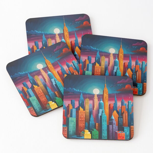 Item preview, Colorful countryside landscape at sunset designed and sold by TheArtistOf2022.