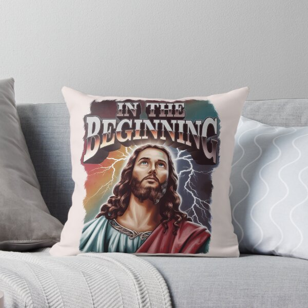 Item preview, Genesis 1:1 – In the Beginning | Bootleg Jesus Art | Christian Creation Design designed and sold by  KnitLuv.