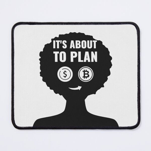 Item preview, Time to Plan: Crypto Investment Art Print designed and sold by cabana.space.