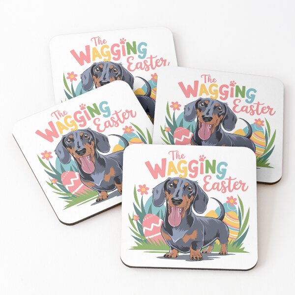 Item preview, Dachshund Easter - The Wagging Easter designed and sold by GRABAPSHOP.