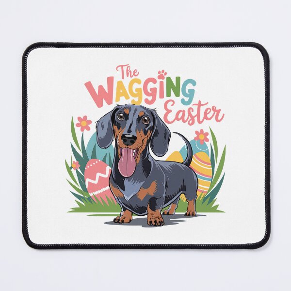 Item preview, Dachshund Easter - The Wagging Easter designed and sold by GRABAPSHOP.