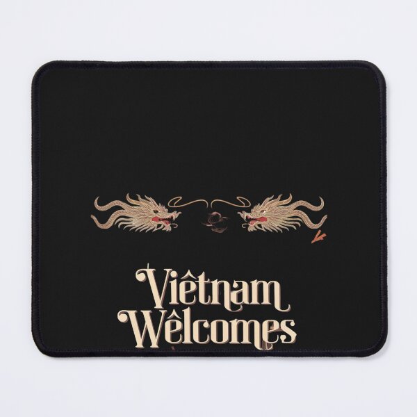 Item preview, Vietnam Welcomes Flag Map Hanoi, Ho Chi Minh designed and sold by AnimalsDH305.