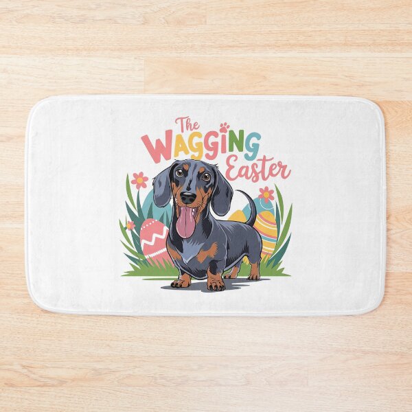 Item preview, Dachshund Easter - The Wagging Easter designed and sold by GRABAPSHOP.