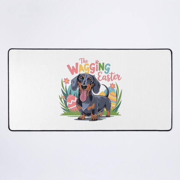 Item preview, Dachshund Easter - The Wagging Easter designed and sold by GRABAPSHOP.