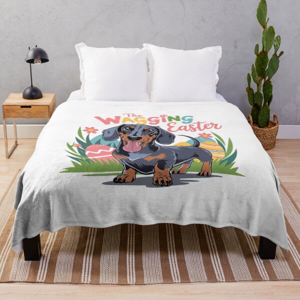 Item preview, Dachshund Easter - The Wagging Easter designed and sold by GRABAPSHOP.