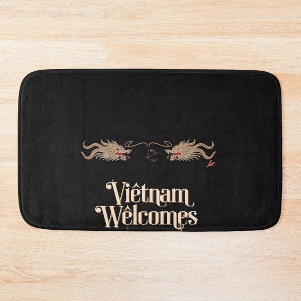 Item preview, Vietnam Welcomes Flag Map Hanoi, Ho Chi Minh designed and sold by AnimalsDH305.