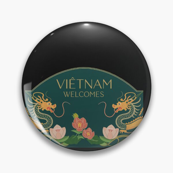 Item preview, Vietnam Welcomes Flag Map Hanoi, Ho Chi Minh designed and sold by AnimalsDH305.