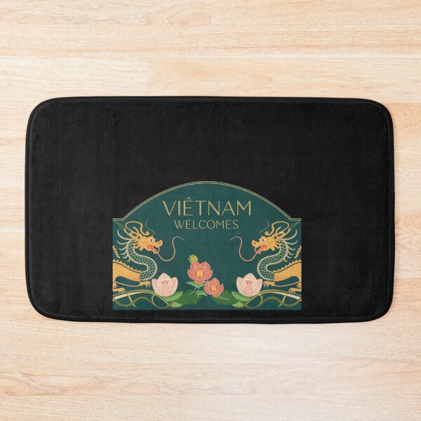 Item preview, Vietnam Welcomes Flag Map Hanoi, Ho Chi Minh designed and sold by AnimalsDH305.