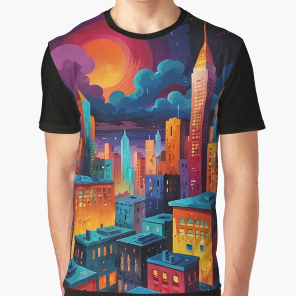 Item preview, Colorful countryside landscape at sunset designed and sold by TheArtistOf2022.
