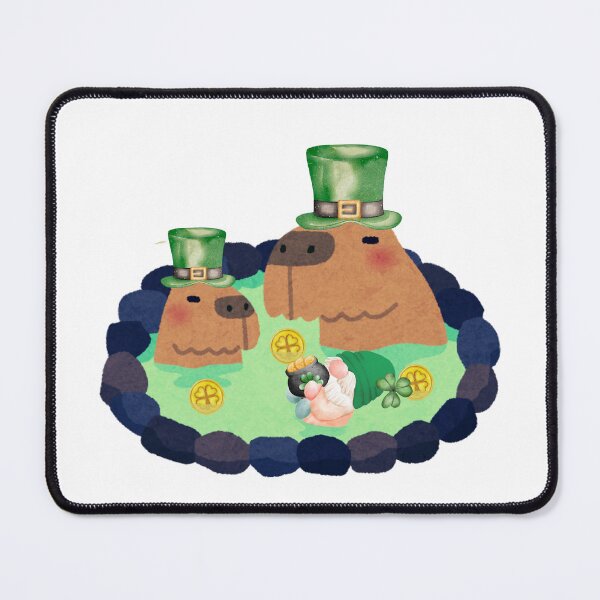 Item preview, Capybaras in a hot spring designed and sold by ZdunekDesign.