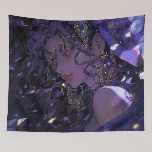 Item preview, Regal Gothic Fantasy Anime Girl designed and sold by bubblegoth.