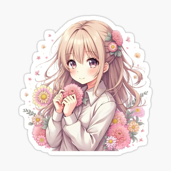 Item preview, Anime - Eri Flower Princess designed and sold by ElvoDesign.