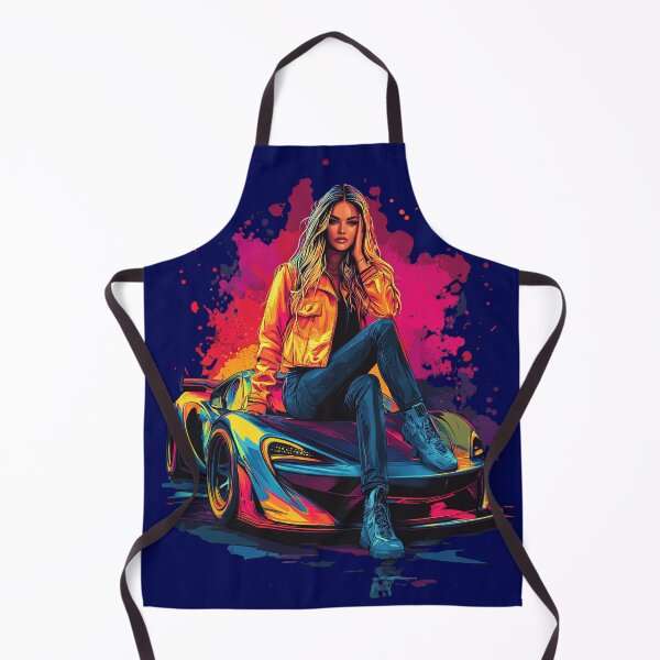 Item preview, Neon Speed Queen – Bold Car Lifestyle Art  designed and sold by ArtVibeCo.