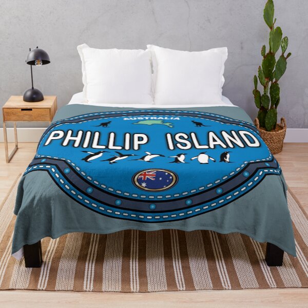 Item preview, Phillip Island Victoria Australia stitching effect emblem designed and sold by studioss76.