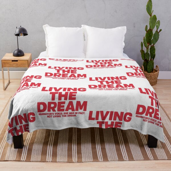 Item preview, Living the dream ironic phrase female designed and sold by Captain-Jackson.
