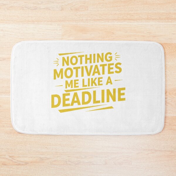 Item preview, nothing motivates me like a deadline designed and sold by FitEnvy.