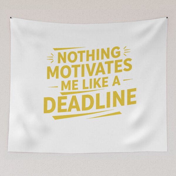 Item preview, nothing motivates me like a deadline designed and sold by FitEnvy.