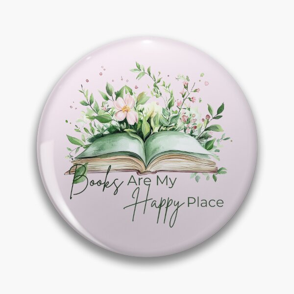 Item preview, Spring magic book - Books are my happy place designed and sold by Bookdragon's Loot .