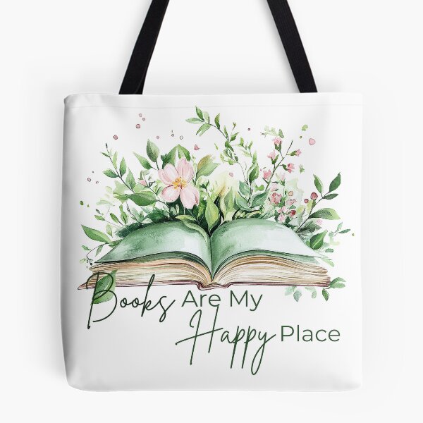 Item preview, Spring magic book - Books are my happy place designed and sold by Bookdragon's Loot .