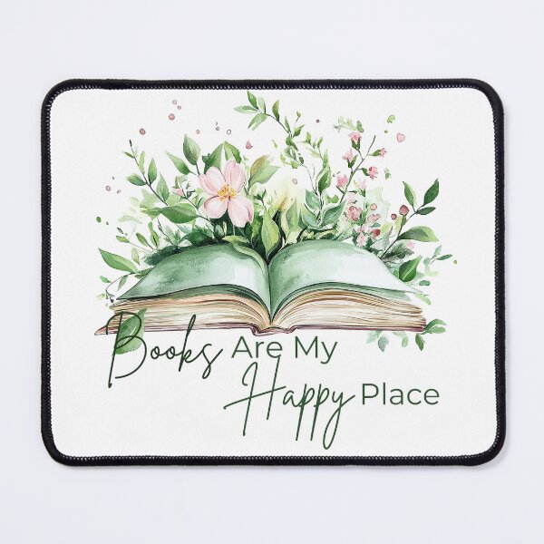 Item preview, Spring magic book - Books are my happy place designed and sold by Bookdragon's Loot .