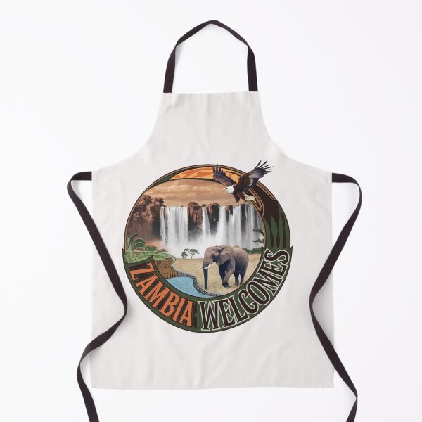 Item preview, Zambia Welcomes Flag Map Zambezi River, designed and sold by AnimalsDH305.