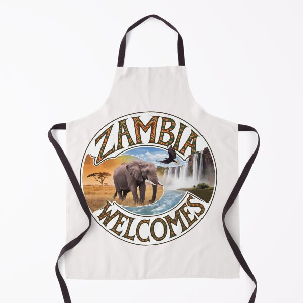 Item preview, Zambia Welcomes Flag Map Zambezi River, designed and sold by AnimalsDH305.