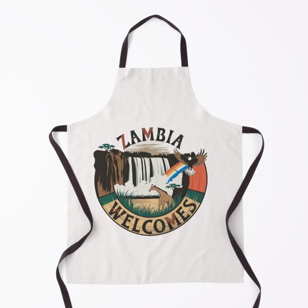 Item preview, Zambia Welcomes Flag Map Zambezi River, designed and sold by AnimalsDH305.