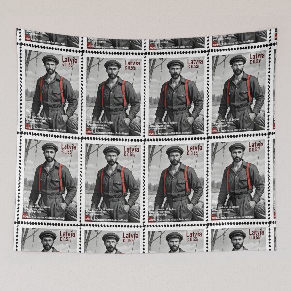 Item preview, Postage Stamp, Exposition Riga Latvia € 0.55 designed and sold by Museum Of Non-Existing Art.