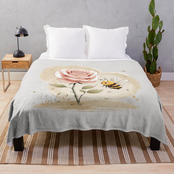 Item preview,  Boho Bee & Flower designed and sold by MusesWhispers.