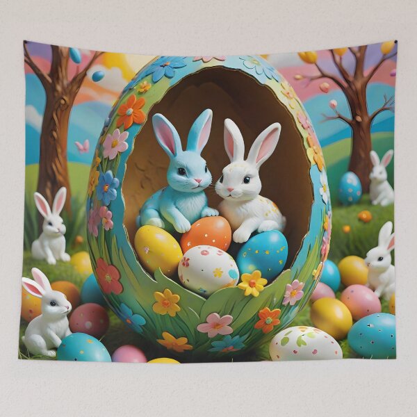 Item preview, Easter Bunnies Eggstravaganza designed and sold by debbiedwarika.