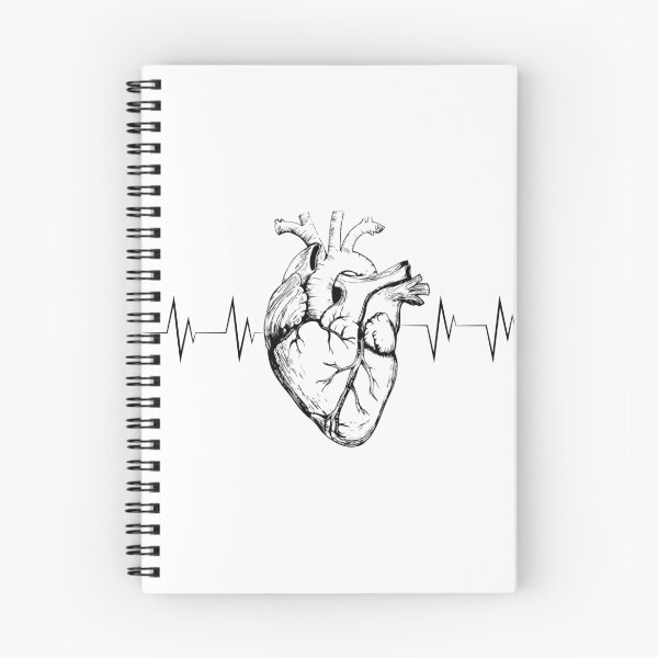 Item preview, Anatomical Heartbeat – Life in Every Beat (black) designed and sold by DARK_NOVA.