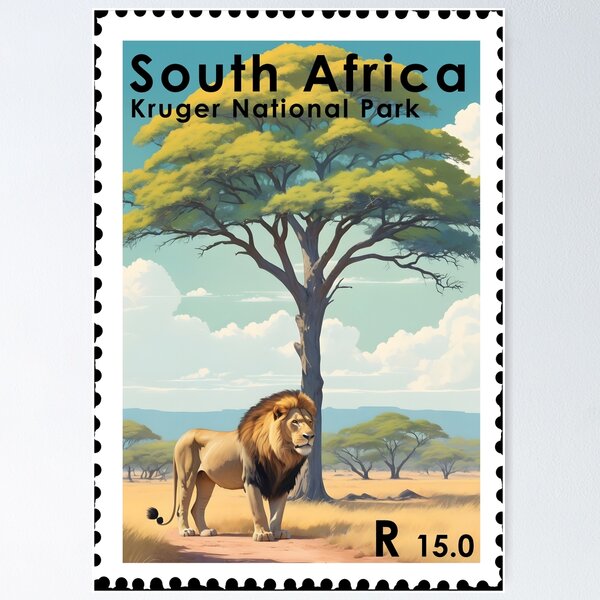 Item preview, Postage Stamp, Kruger National Park South Africa R 15.0 designed and sold by Museum Of Non-Existing Art.