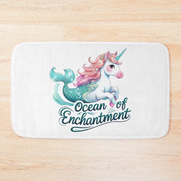 Item preview, Ocean of Enchantment Unicorn: Mermaid Magic designed and sold by zoughlal.