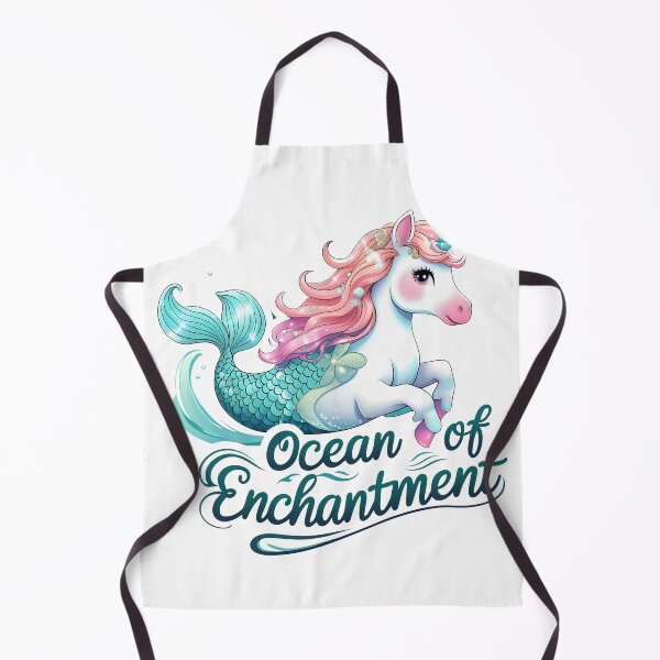 Item preview, Ocean of Enchantment Unicorn: Mermaid Magic designed and sold by zoughlal.