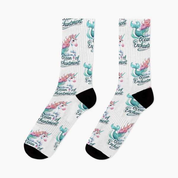 Item preview, Ocean of Enchantment Unicorn: Mermaid Magic designed and sold by zoughlal.