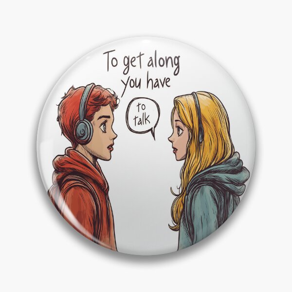 Item preview,  Talk to get along A simple,minimalistic design designed and sold by JanChryzostom.