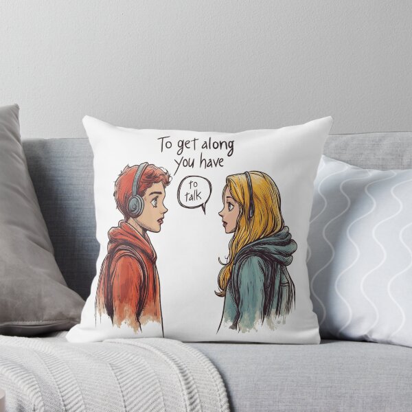 Item preview,  Talk to get along A simple,minimalistic design designed and sold by JanChryzostom.