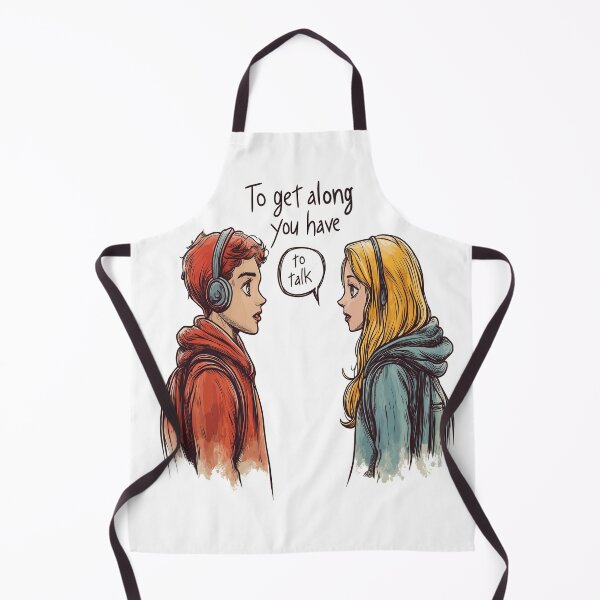 Item preview, Talk to get along A simple,minimalistic design designed and sold by JanChryzostom.