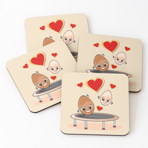 Item preview, Easter Eggs Love Trampoline designed and sold by minimalartstory.
