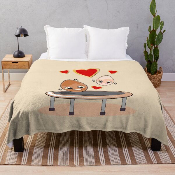 Item preview, Easter Eggs Love Trampoline designed and sold by minimalartstory.