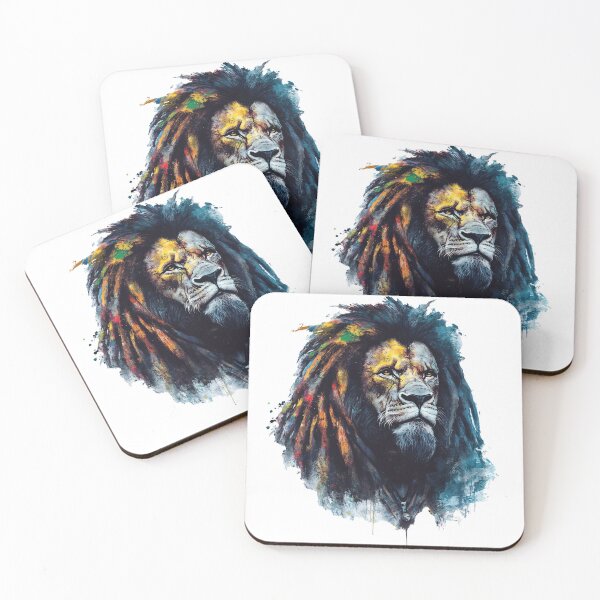 Item preview, Rasta Lion Reggae Oil Paint Art designed and sold by PabloArt.