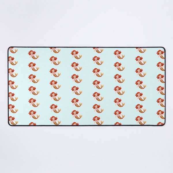 Item preview, Kawaii Cartoon Red Headed Mermaid designed and sold by hannah01789.