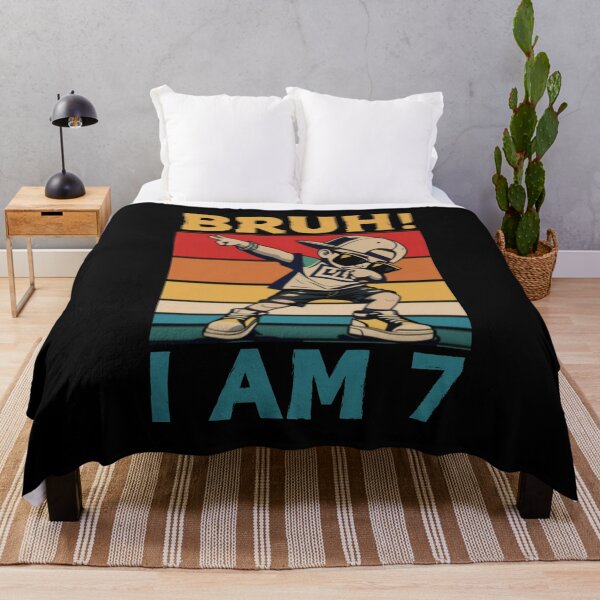 Item preview, Kids 7 year old birthday dabbing boy bruh it's my 7th birthday designed and sold by Dabbing Turtle Designs.