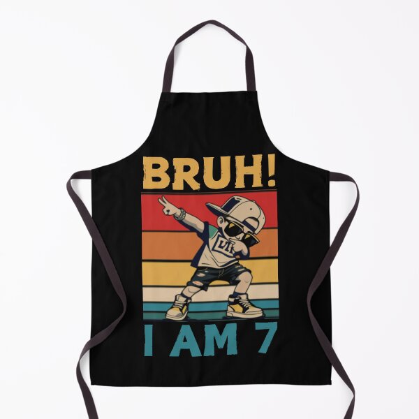 Item preview, Kids 7 year old birthday dabbing boy bruh it's my 7th birthday designed and sold by Dabbing Turtle Designs.