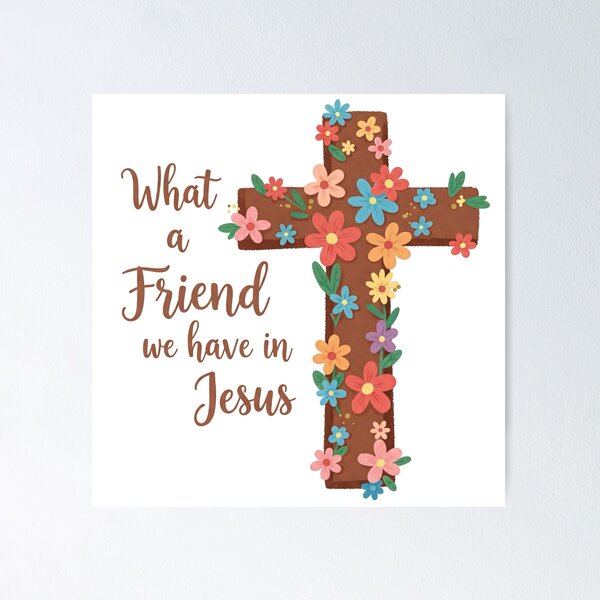 Item preview, AI Generated Image- “What a Friend We Have In Jesus” designed and sold by TheArtistBunny.