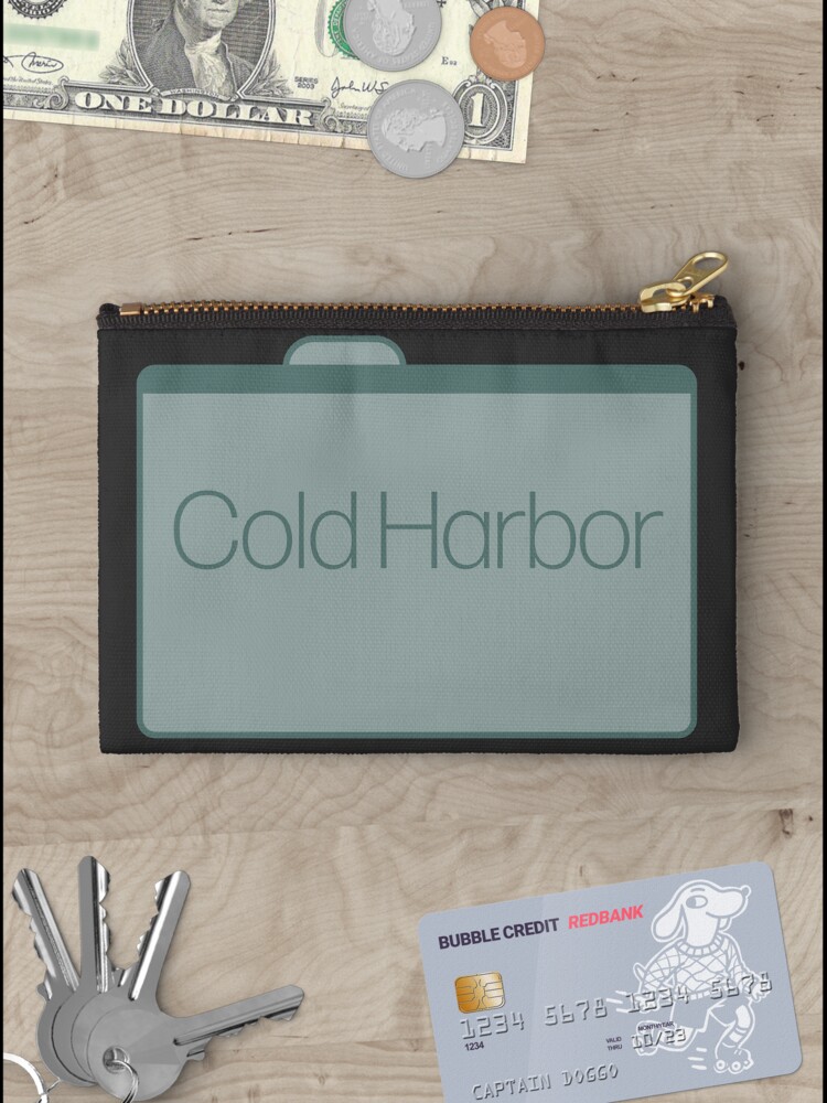 Thumbnail 3 of 4, Zipper Pouch, The Cold Harbor File designed and sold by PoshPixel.