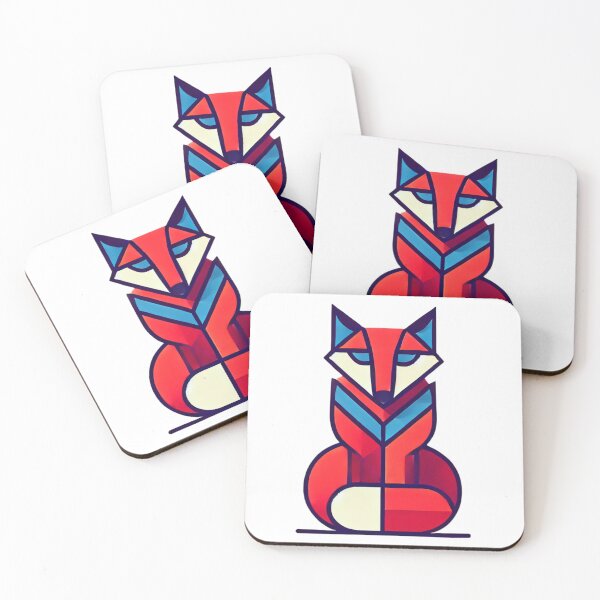 Item preview, Cool Geometric Fox designed and sold by pUNKnown.