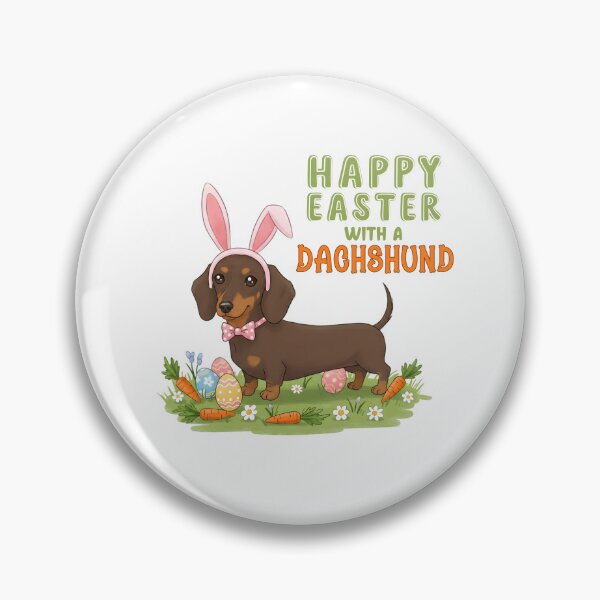 Item preview, Dachshund Easter - Happy Easter With A Dachshund designed and sold by GRABAPSHOP.
