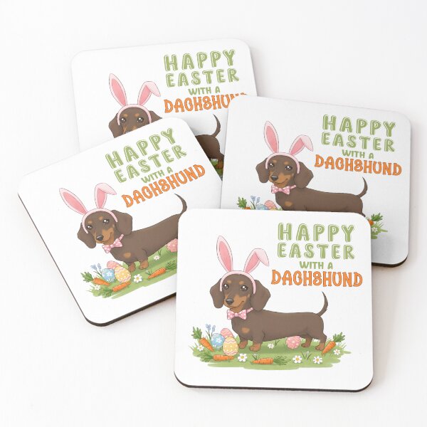 Item preview, Dachshund Easter - Happy Easter With A Dachshund designed and sold by GRABAPSHOP.