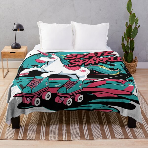 Item preview, Skate & Sparkle Unicorn: Urban Roll Rebel designed and sold by zoughlal.